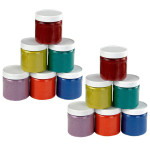 Hygloss&reg; Colored Sand, 6 oz. Jars, 6 Colors Per Pack, 2 Packs HYG29606-2