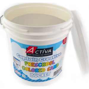 Preschool Colored Sand, Sand Art, White, 12 lb Bucket