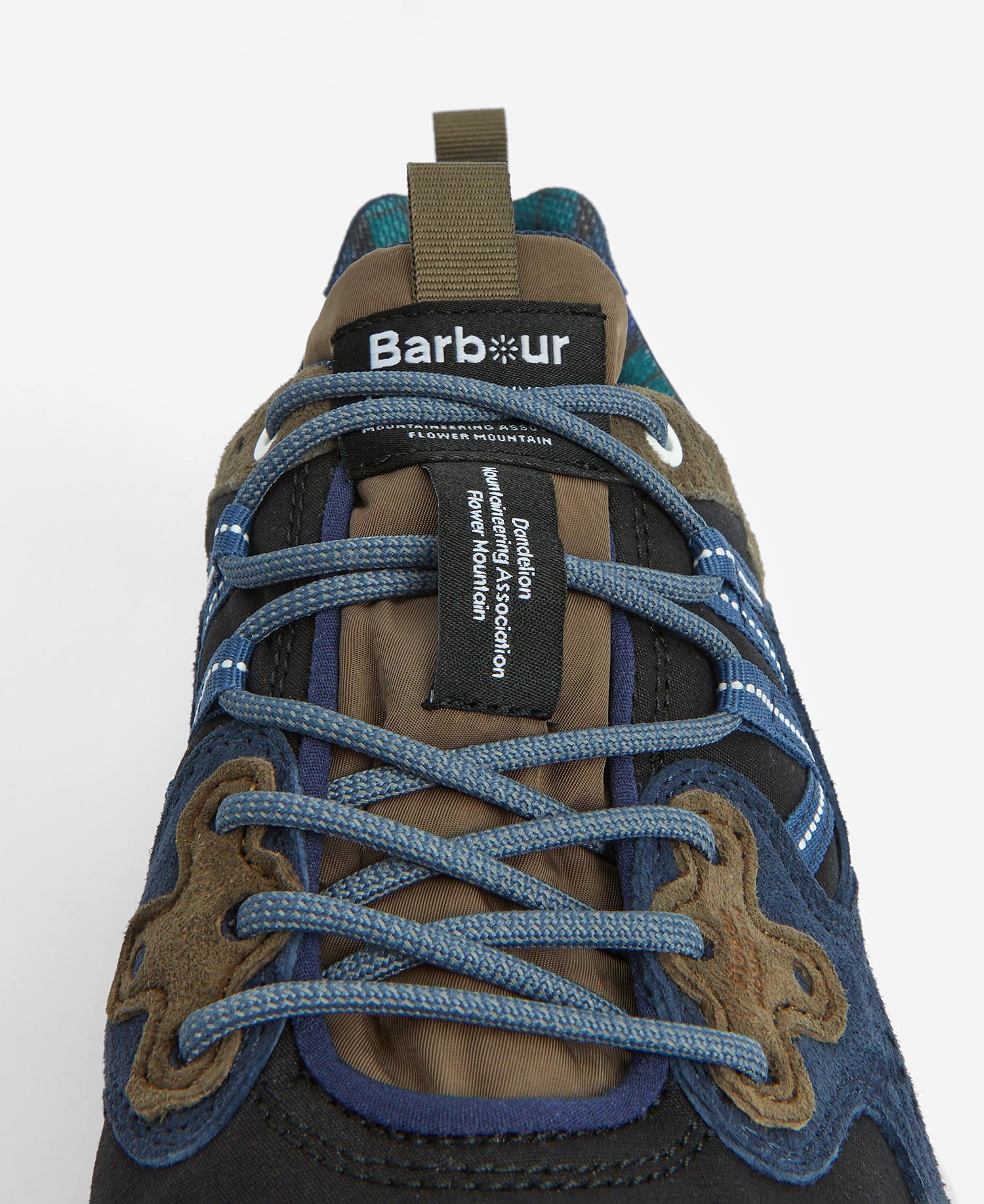 Barbour x Flower Mountain Yamano 3 Uni Trainers image number 3