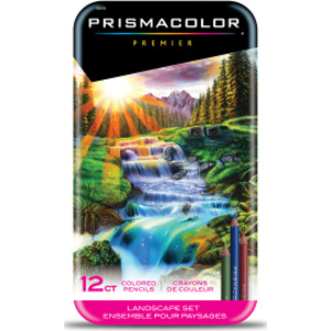 Premier Colored Pencils, Soft Core, Landscape Set, 12 Count