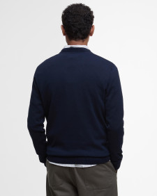 Lingwood Compact Crew Neck Jumper Classic Navy