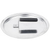 9 3/16-inch Wear-Ever® flat aluminum cover with dipped handle
