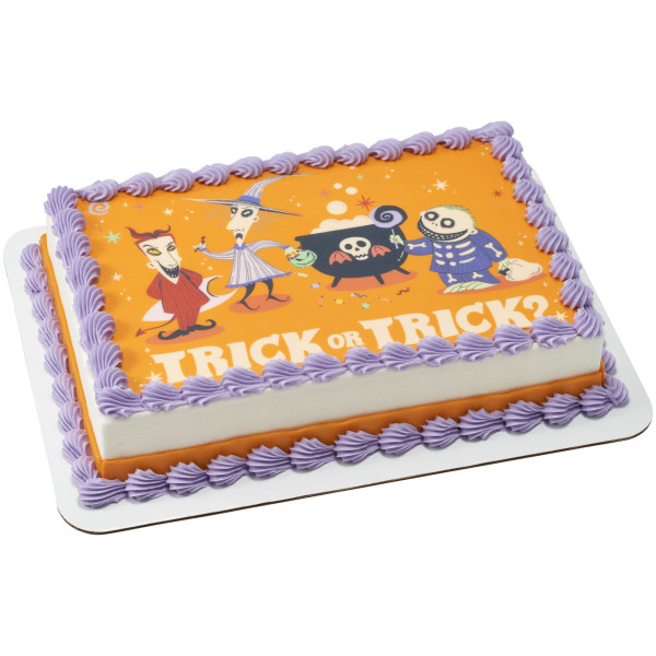 Disney Tim Burton's The Nightmare Before Christmas Trick or Trick? PhotoCake® Edible Image®