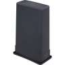 Carlisle, TrimLine™, 23gal, Polyethylene, Gray, Rectangle, Receptacle
