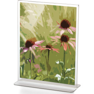 Upright Sign Holder, Vertical 8.5in W 11in H