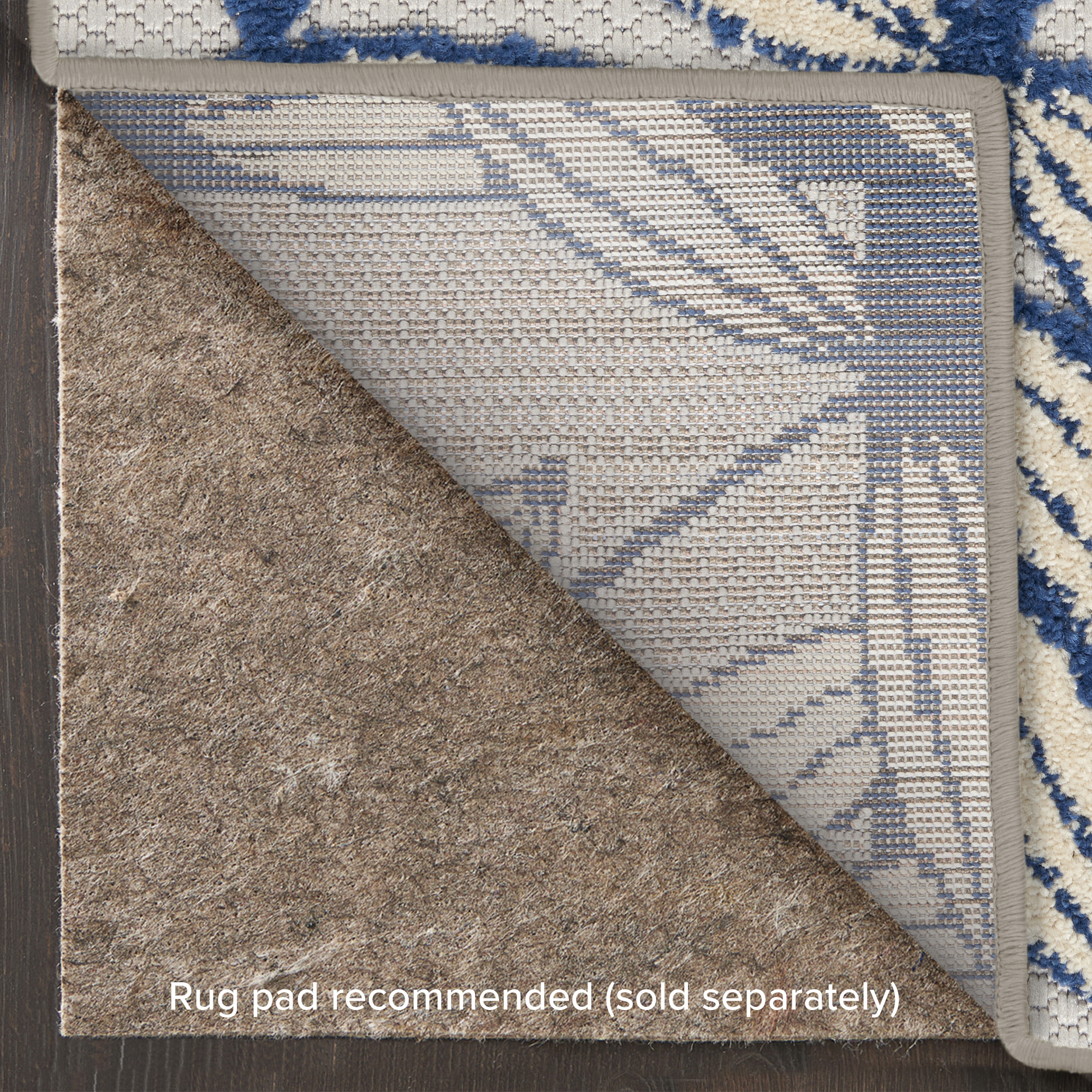 Nourison Aloha 5'3" x 7'5" Ivory/Navy Tropical Rug