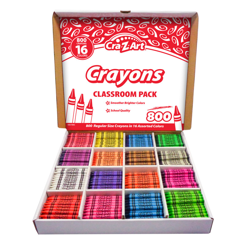 Crayon+Classroom+Pack%2C+16+Color%2C+Box+of+800