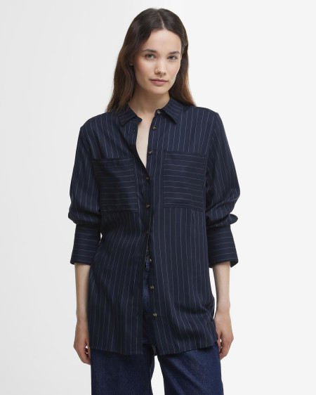 Bluse Carrie Relaxed Pinstripe
