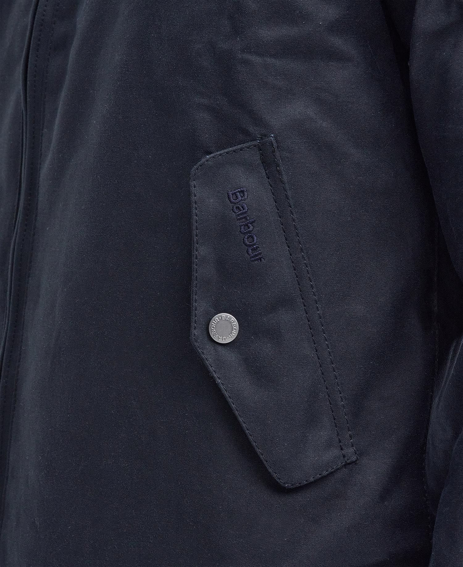 Barbour x Baracuta Porton Waxed Harrington Jacket image number 7