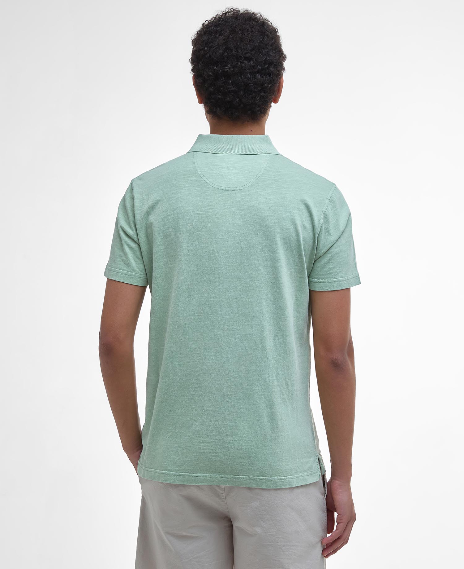 Pigment Dye Slub Polo Shirt image number 2