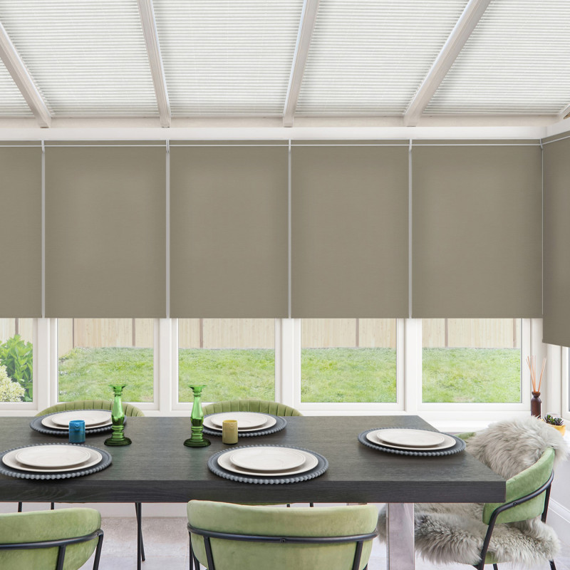 Norfolk Taupe Roller Blind