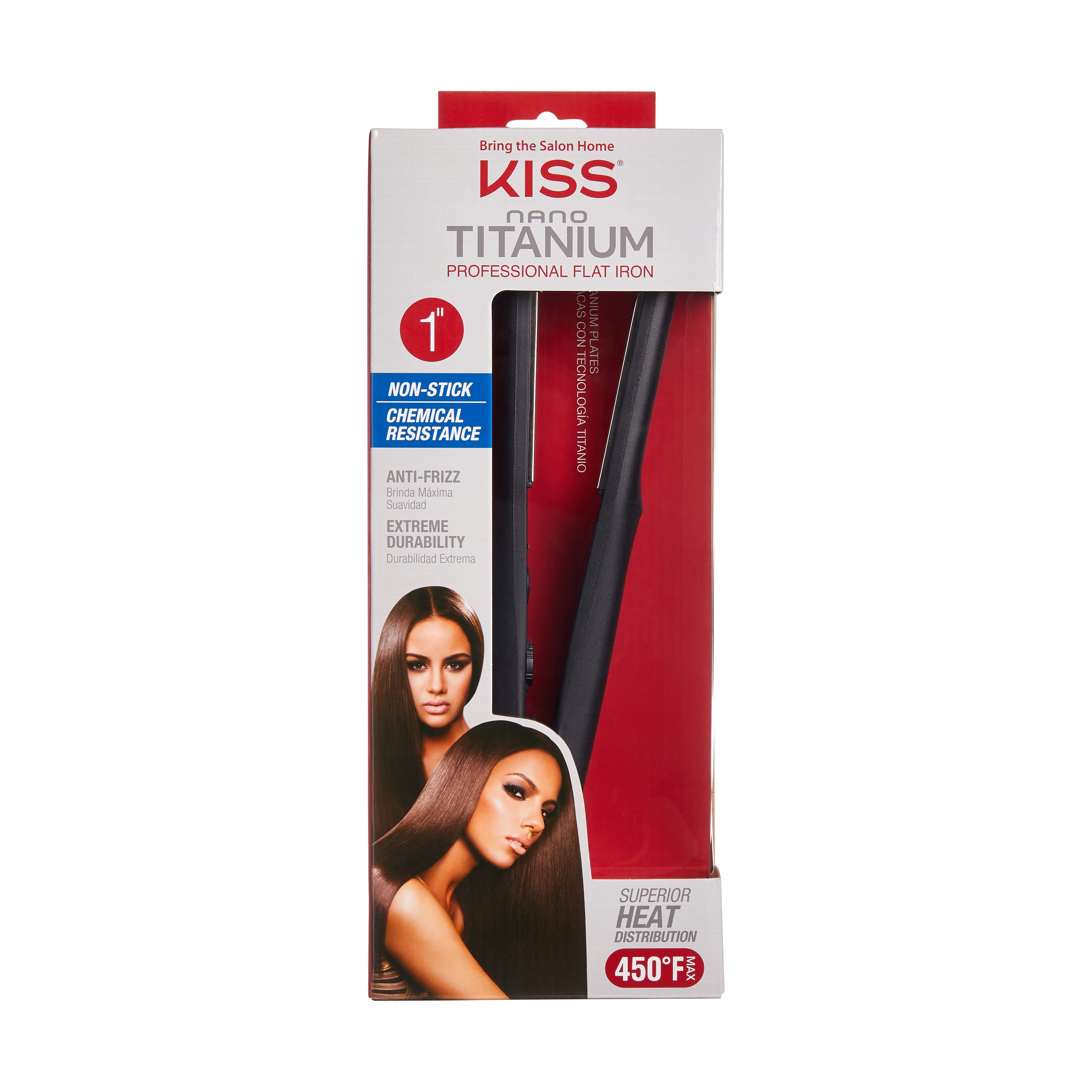 KISS Nano Titanium Professional Flat Iron 1