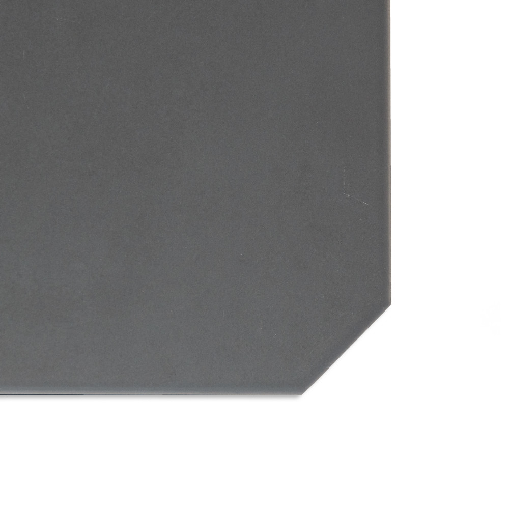 Vaudeville Octagon Antracita with Taco Azzuro 7-7/8 in. x 7-7/8 in. Porcelain Floor and Wall Tile