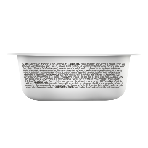 Wellness Complete Health Purrfect Duos Salmon & Shrimp back packaging