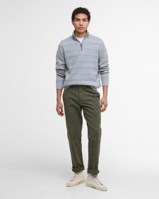 Maglione con zip corta Dartfield Light Grey