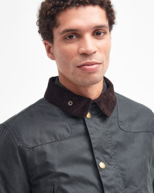 Reelin Waxed Jacket Sage