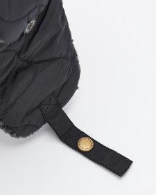 Sandbay Quilted Trapper Hat Classic Black