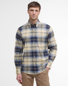 Eden Regular Long-Sleeved Shirt River Birch Tartan