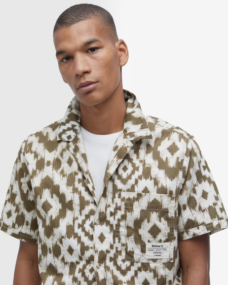Camicia a maniche corte con stampa Homelane