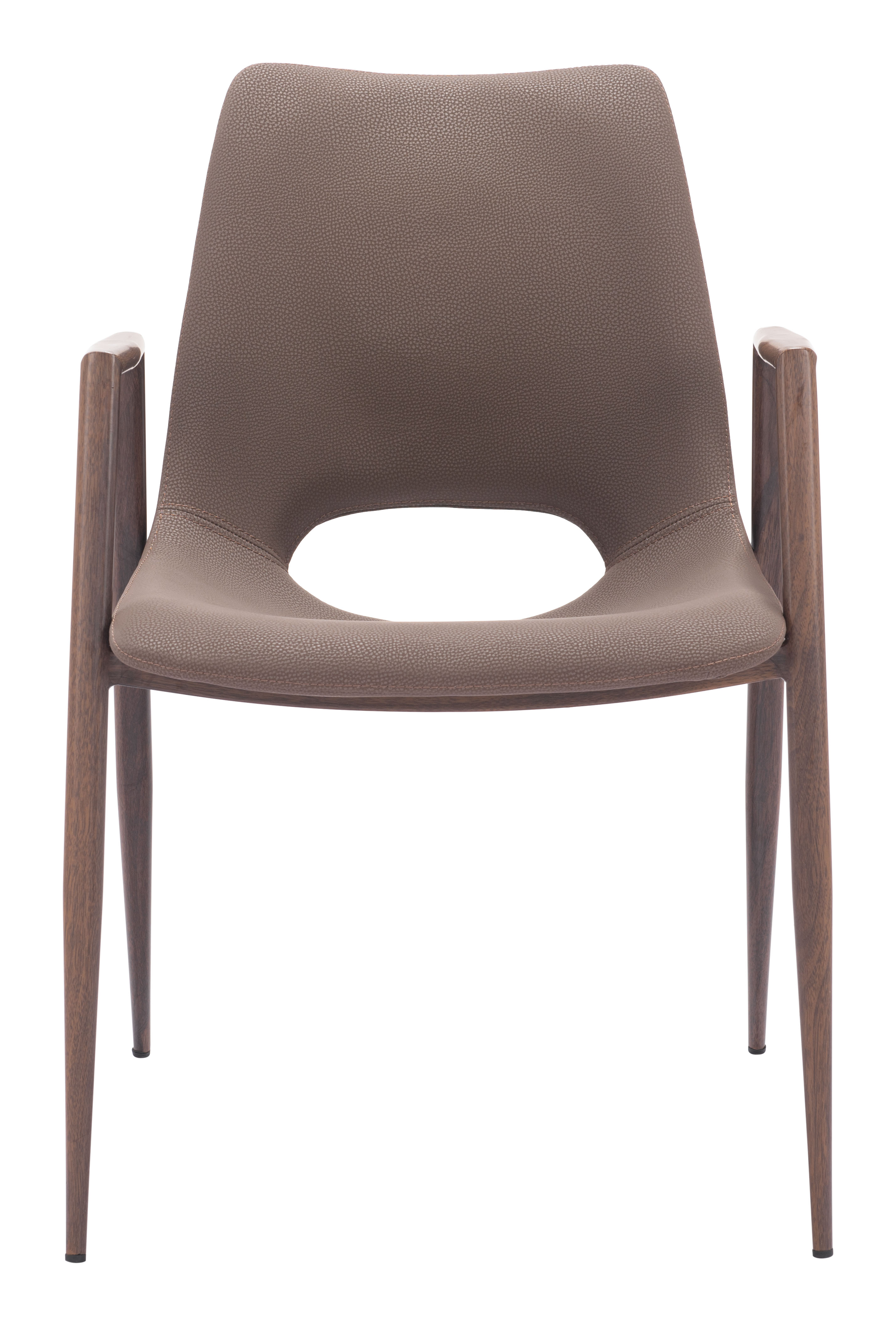 Desi Dining Chair (Set of 2) Brown & Walnut product image