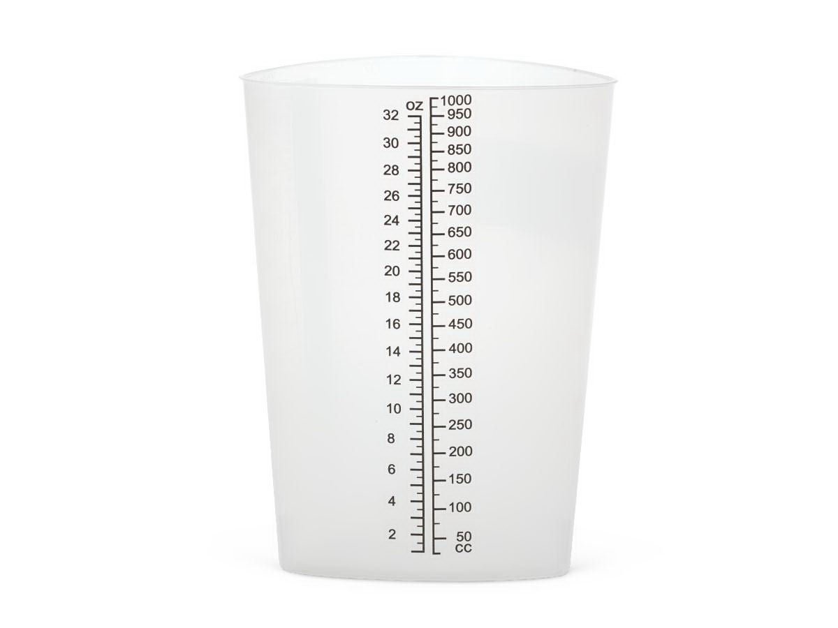 Medline CONTAINER, INTAKE/OUTPUT GRAD TRIANG BLK (200/CS)