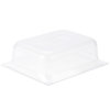 Half-size 4-inch-deep Super Pan® clear low-temperature plastic pan