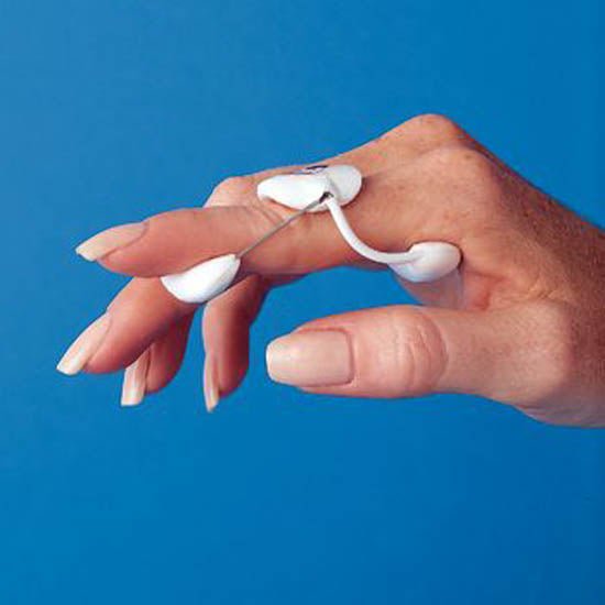 Extension Finger Splint DeRoyal® Adult Size A Slide-On Left or Right Hand