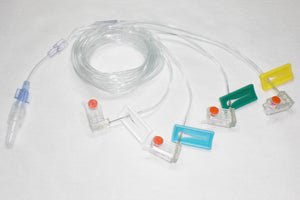 All-Med INFUSION SET, SAFETY SUB Q QUADFURCATED 24GX12MM 36" (10/CS)