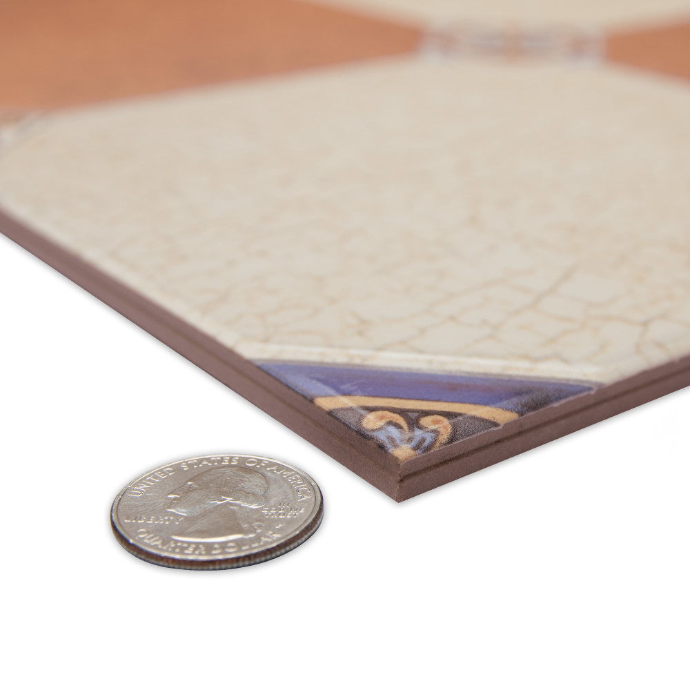 Manises Decor Mix 13-1/8 in. x 13-1/8 in. Porcelain Floor and Wall Tile