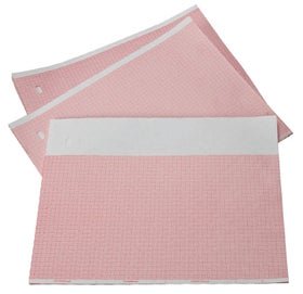 Recording Chart Paper Marquette™ Z-Fold Red Grid