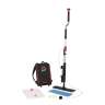 3M, Scotch-Brite, Professional 2-In-1 Flat Mop & Backpack Finish Applicator Kit, Ergonomic Handle, 48", Black
