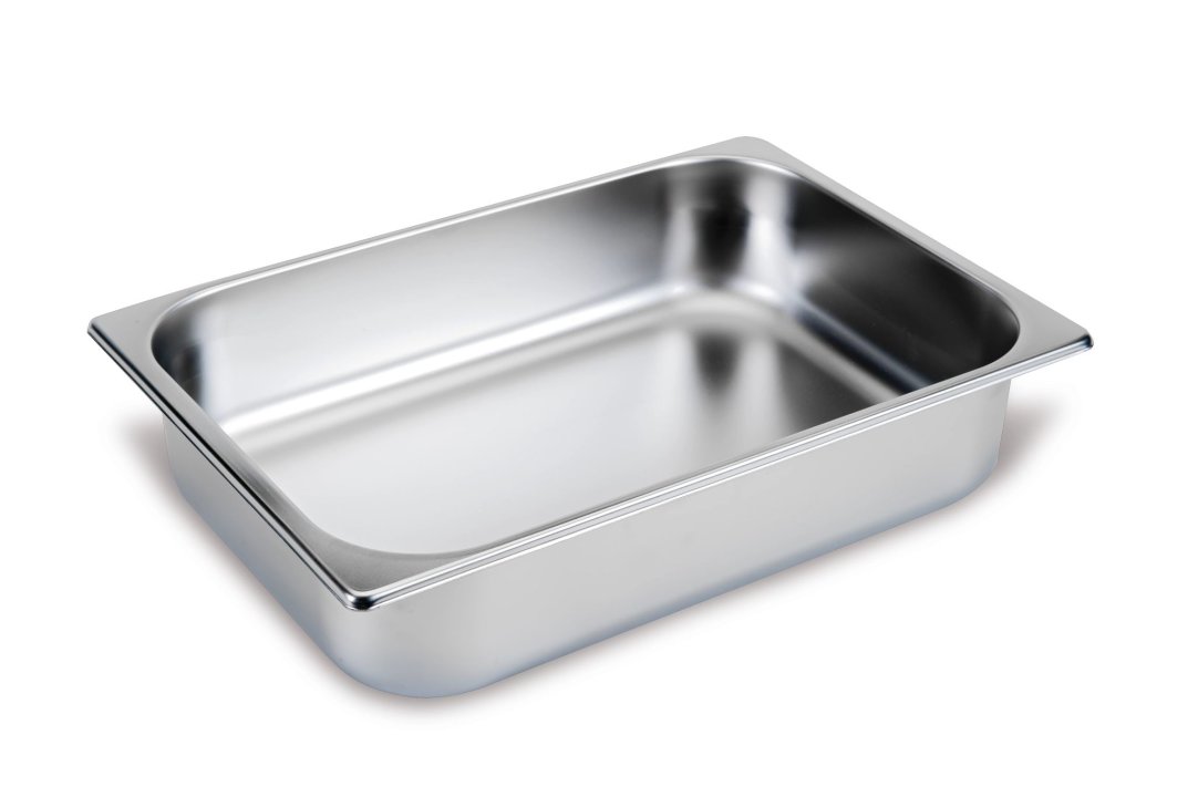 Ice cream pan 36 x 25 x 8 cm 5.4 liter stainless steel