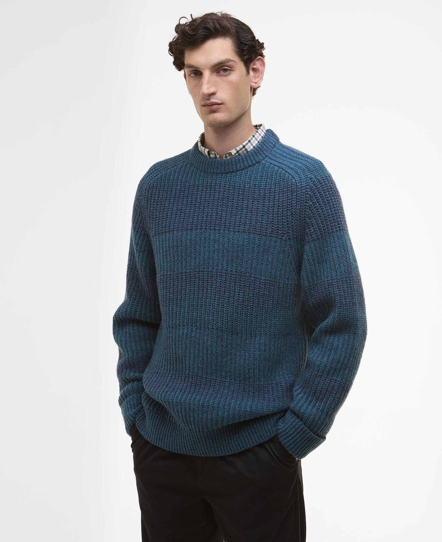 Paul Smith loves Barbour Pullover Saddle Rundhalsausschnitt image number 1