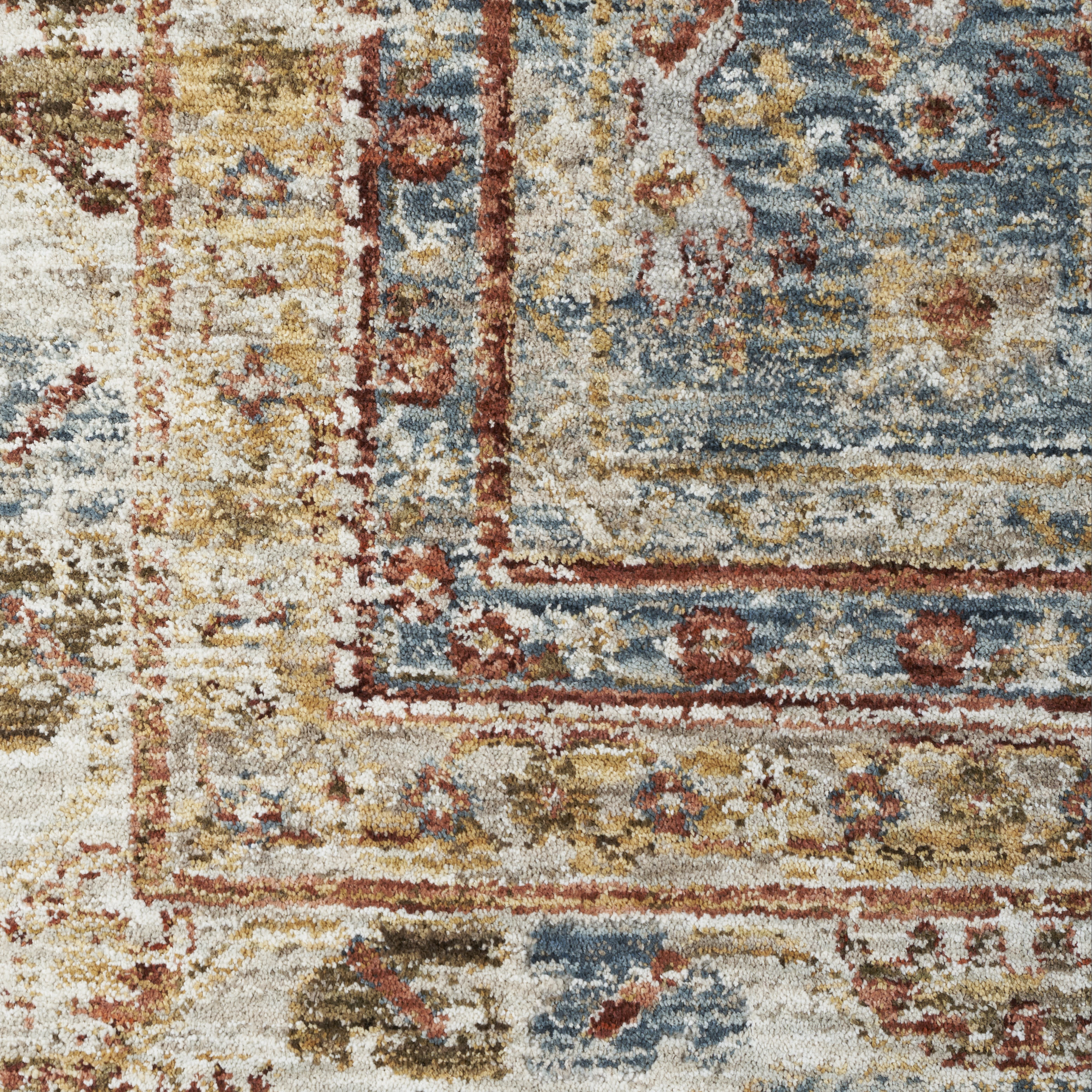 Nourison Sahar 3'11" x 5'11" Blue Vintage Indoor Rug
