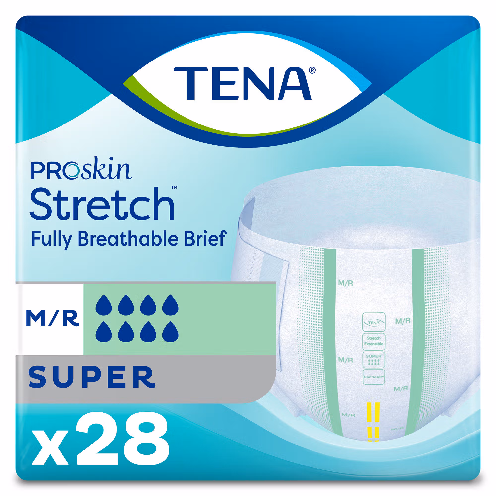 Tena® ProSkin Stretch™ Super Incontinence Brief, Medium