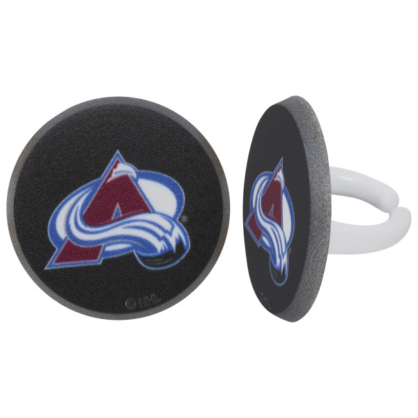 NHL® Team Puck Cupcake Rings