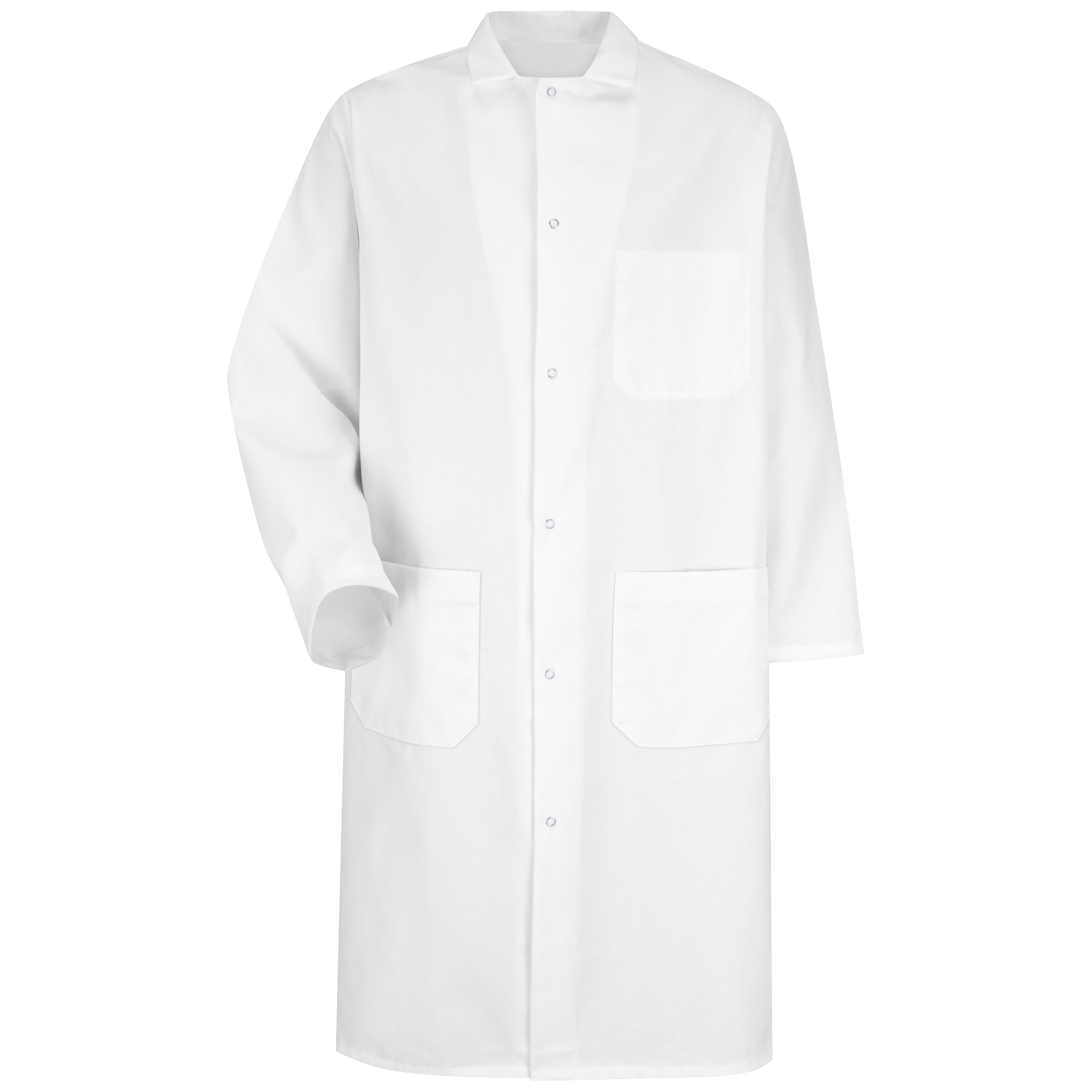 Gripper-Front Butcher Frock with Interior Pocket-Red Kap