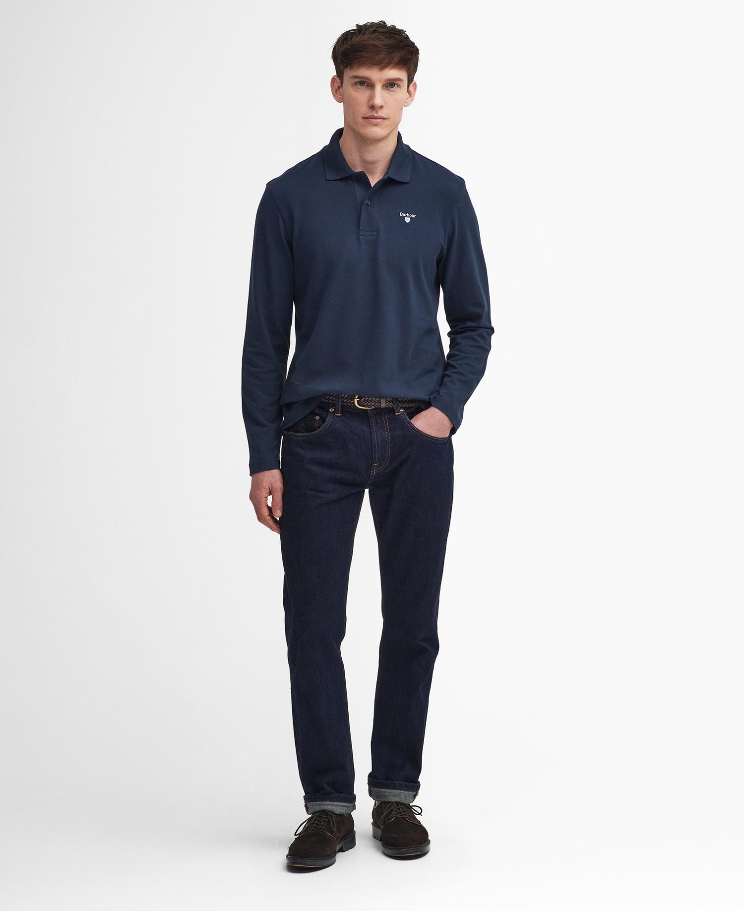 Original Sports Long-Sleeved Polo Shirt image number 1