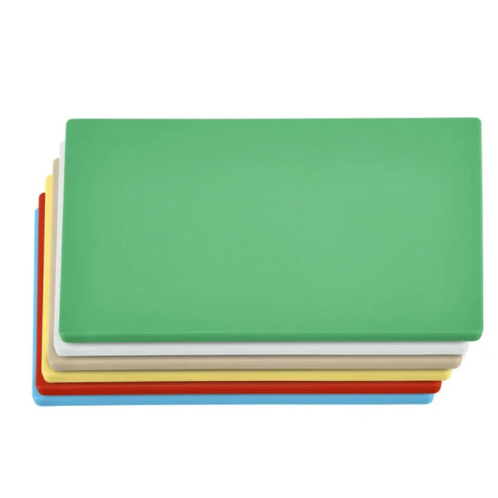 18" x 12" x ½" multi-colored six cutting board set