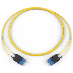 Corning 727202G5116002M Fiber Optic Jumper, 2 F, SC Duplex To SC Duplex ...