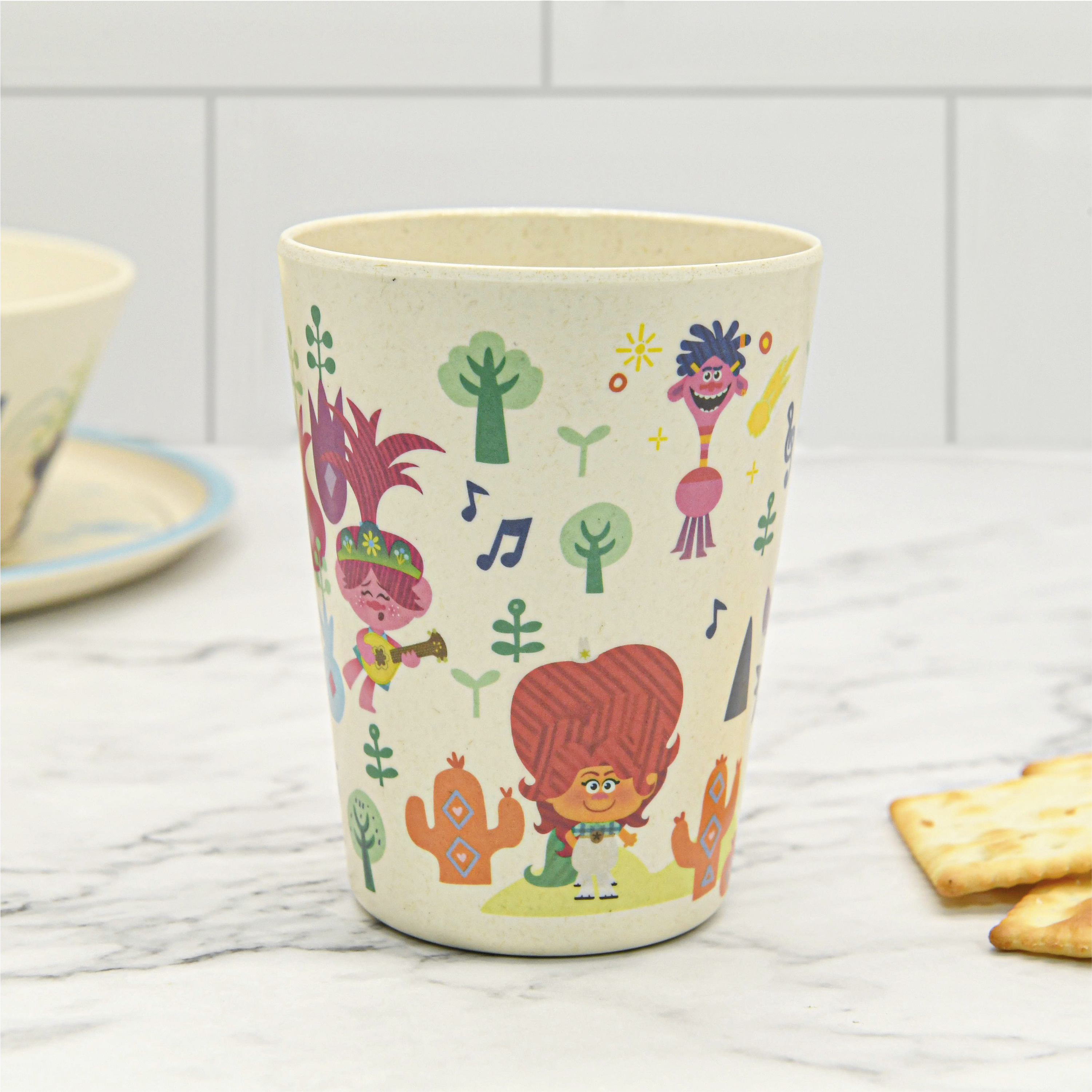 Trolls 2 Movie Kids 3-piece Dinnerware Set, Poppy & Friends, 3-piece set slideshow image 6 Trolls 2 Movie Kids 3-piece Dinnerware Set, Poppy & Friends, 3-piece set slideshow image 6