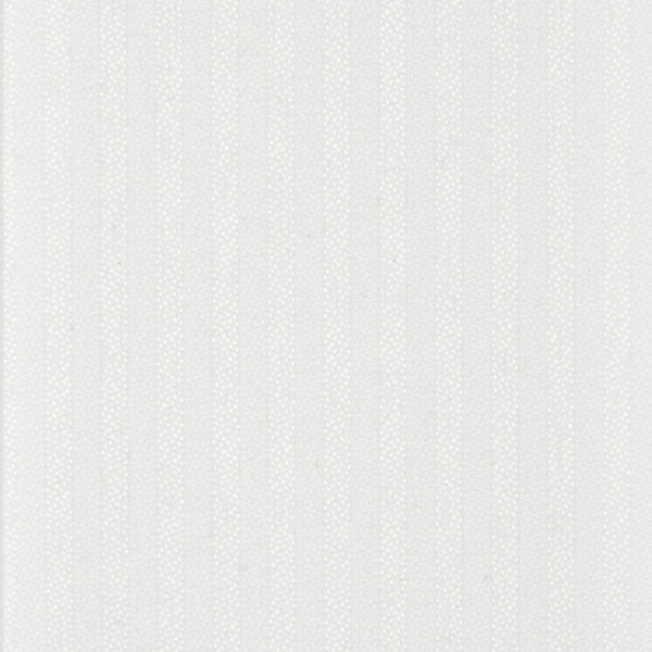 White textured wallpaper with faint vertical ribs; covering the frame and displaying a pebble-like weave texture, lit evenly with soft neutral light in an undecorated interior.