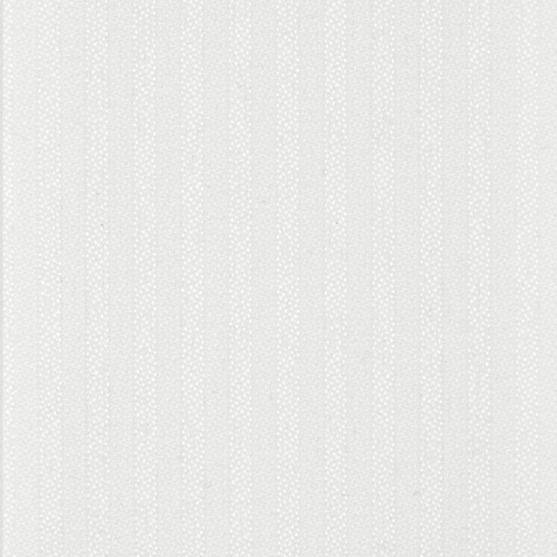 White textured wallpaper with faint vertical ribs; covering the frame and displaying a pebble-like weave texture, lit evenly with soft neutral light in an undecorated interior.