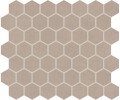 Persia Taupe 2×2 Hexagon Mosaic Matte