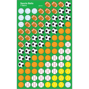 Sports Balls superShapes Stickers, 800 ct