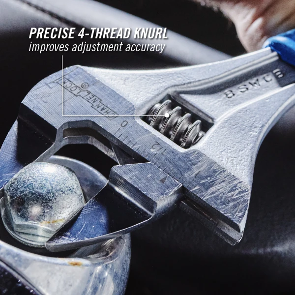 8SWCB 8-inch CODE BLUE® WideAzz® Slim Jaw Adjustable Wrench