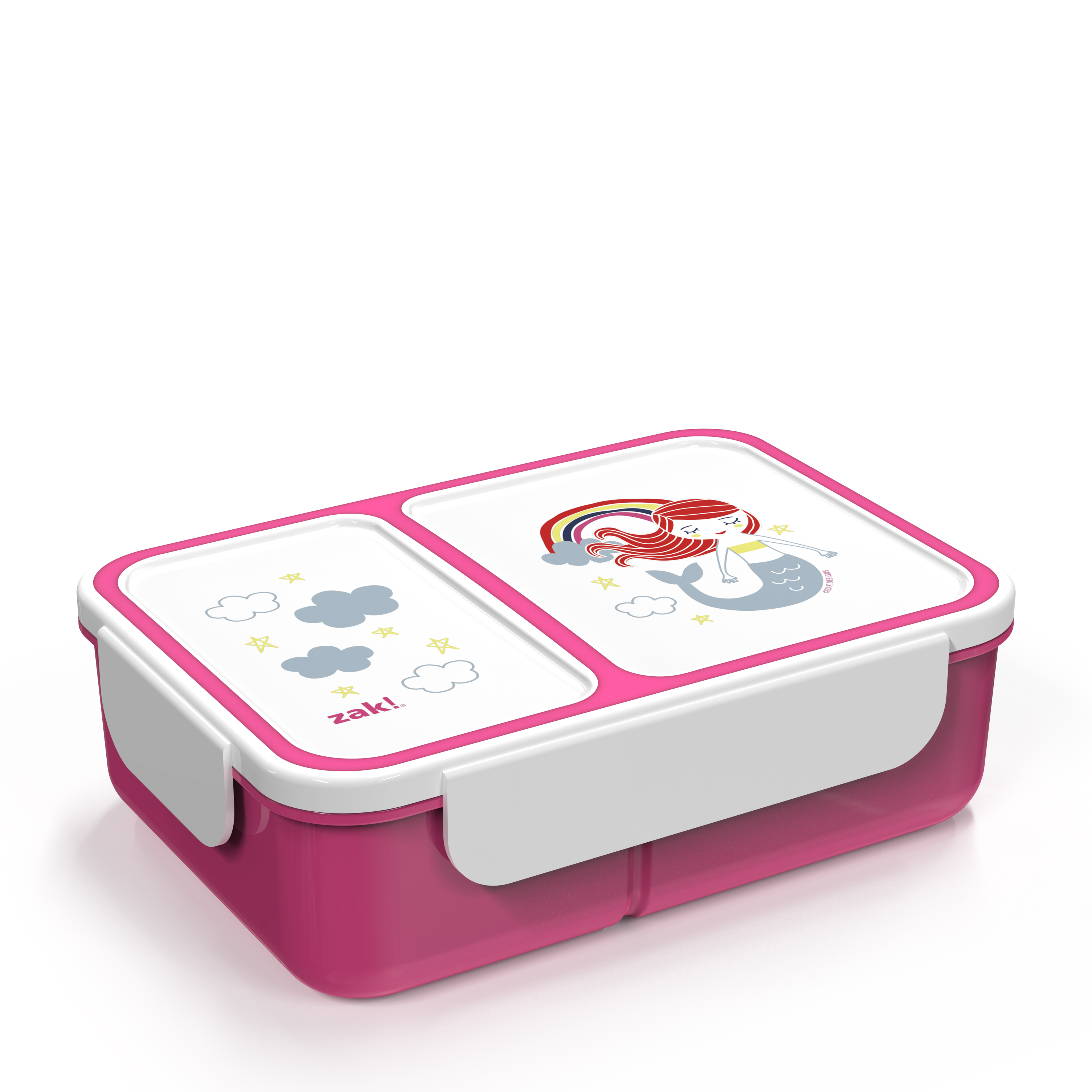 Happy Things Dual-compartment Reusable Bento Box, Mermaids slideshow image 3 Happy Things Dual-compartment Reusable Bento Box, Mermaids slideshow image 3