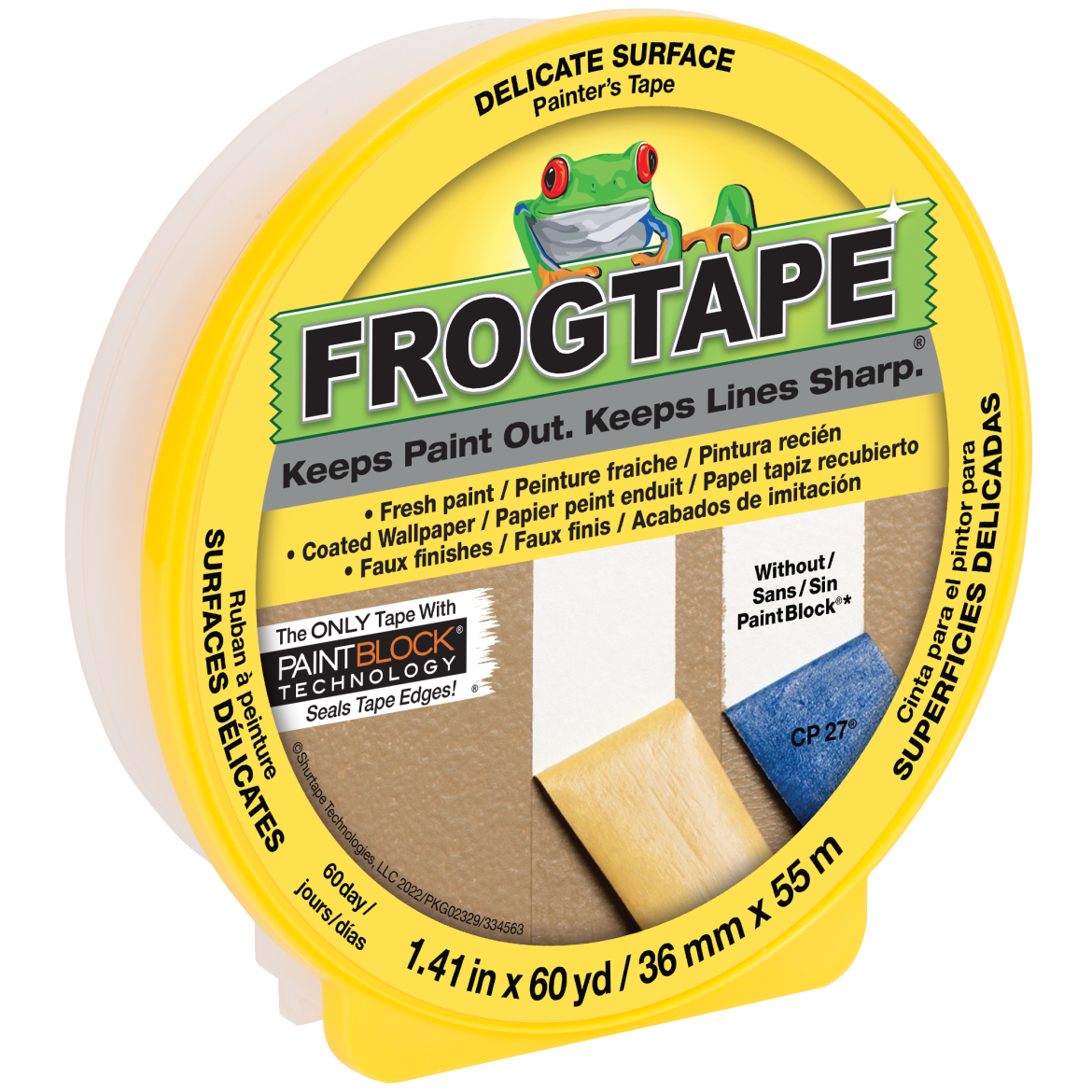 FrogTape<sup>®</sup> Delicate Surface Painter's Tape Primary Product Image