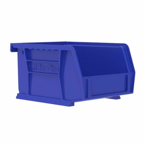 Storage Bin AkroBins® Blue Plastic 3 X 4-1/8 X 5-3/8 Inch