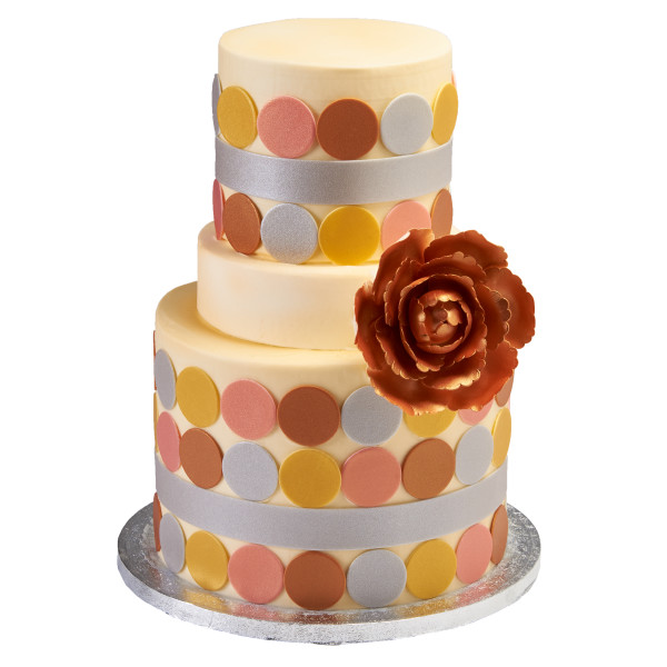 Rose Gold Shimmer Assortment Fondant DecoShapes®